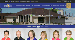 Desktop Screenshot of fcisinsurance.com