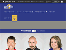 Tablet Screenshot of fcisinsurance.com